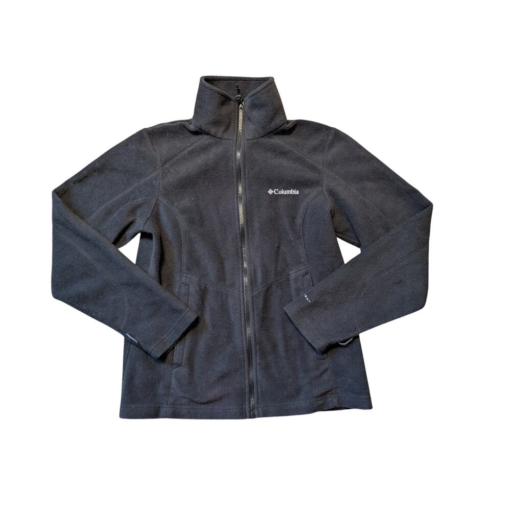 Columbia Interchange Womens 3-in-1 Omni-Heat Black Fleece Jacket Coat Size Small